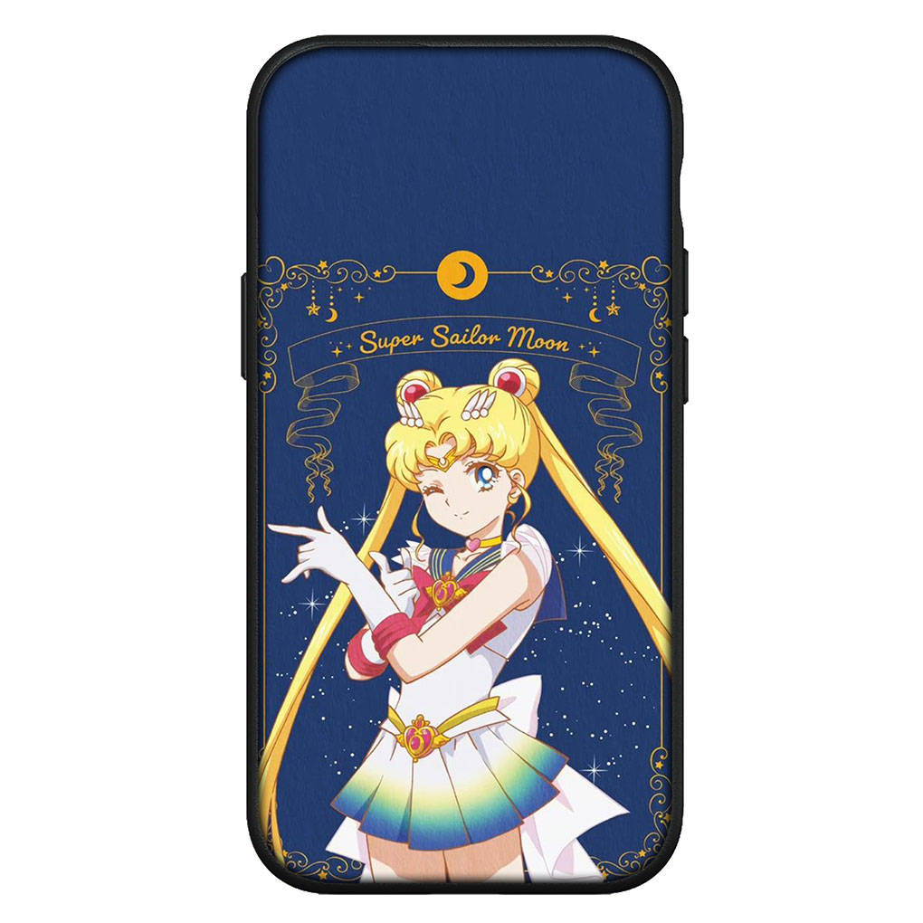 Чехол для iPhone 16 15 Xiaomi Redmi Note 14 13 12 11 Pro Max X 8 9 16e Samsung Galaxy S25 S24 S23 Moto G85 OPPO Huawei Sailor Cartoon Moon Phone Case