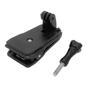 Backpack Strap Clip 360 Degree Rotation Hat Belt Clamp Mount For Gopro Hero 12 11 10 9 Insta360 X4 X3 Action Camera Accessories