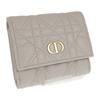 S5175UNID_M030 Tri-fold Wallet White Calfskin Women