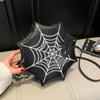 Embroidered Fabric Pasted with Embroidered Stamps, Spider Web Women's Bag, Single-shoulder Crossbody Bag