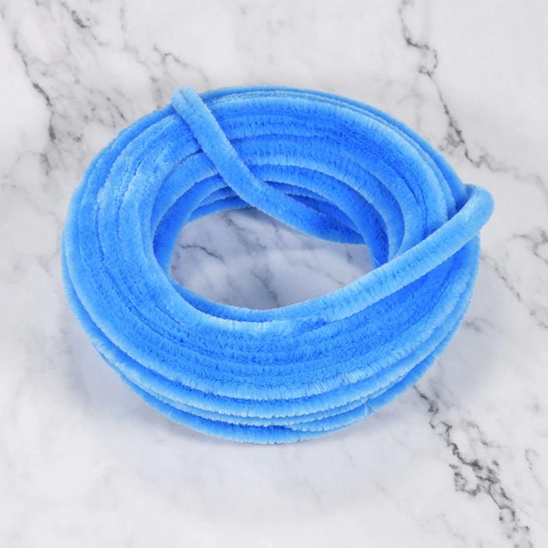 1,5 м бархатные цветы твист-палочка имитация бархата синели стебель полоса красочная мягкая бархатная твист-проволока