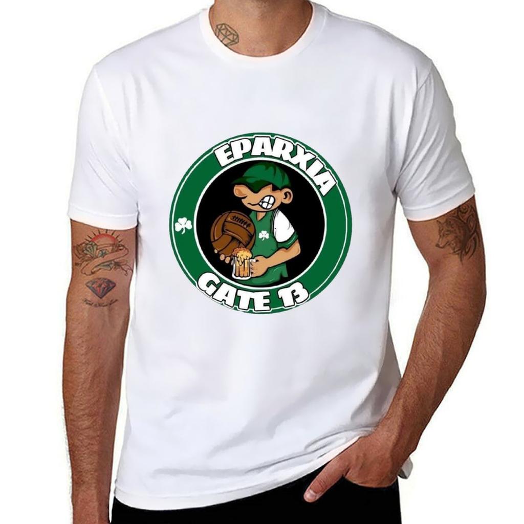 Panathinaikos Gate 13 Eparxia Tshirt Funny Costumes Blacks Anime Tshirt Unisex Tshirt
