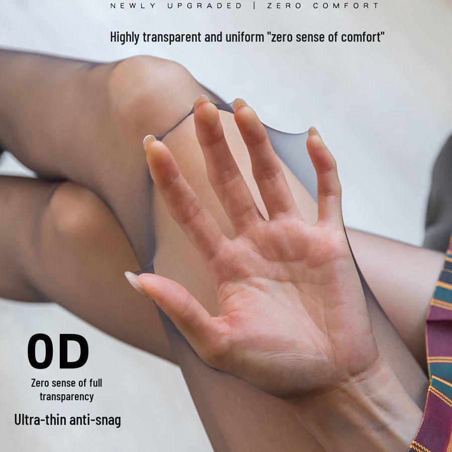 Ультратонкие черные колготки: Прозрачный, анти-крючок, телесный носок, сексуальный шелк