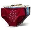 Sexy Lace Plus Size Women Panties Printed Cotton Ladies' Panties High Waist Women Underwear Briefs 6 Pcs / Lot