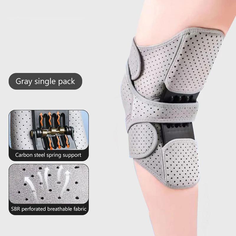 Joint Support Knee Pad Adjustable Strap Breathable Knee Compression Sleeve Spring Loaded Knee Support Brace New