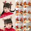 Christmas Cartoon Hair Clips for Girls: Cute Holiday Bangs Accessories