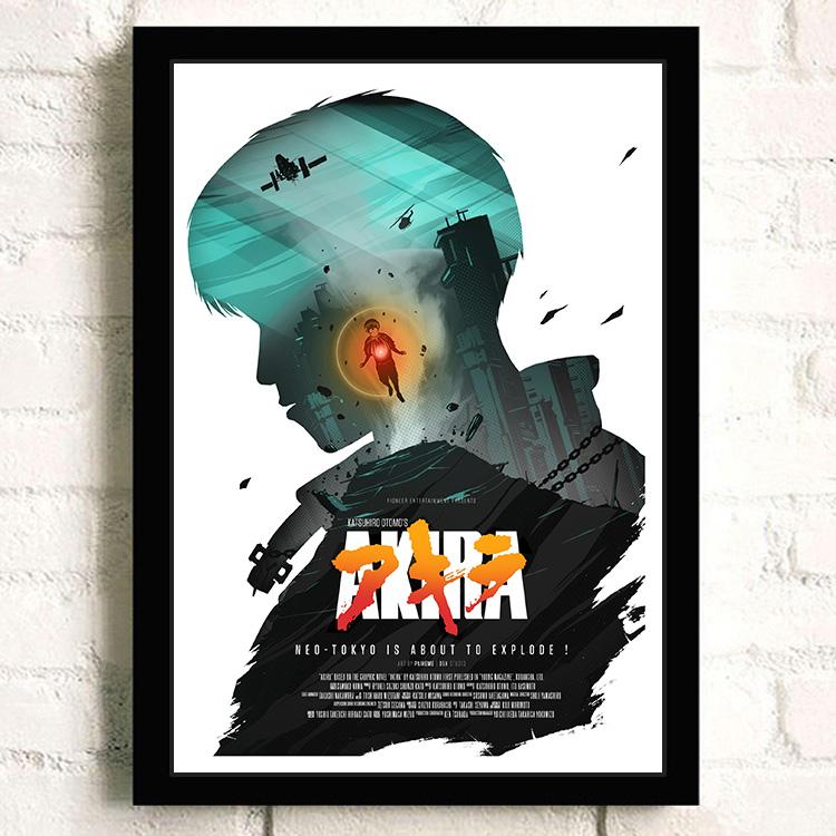 Japanese Anime AKIRA Poster and Print Room Decor Cartoon Character Picture Wall Art Canvas Painting Living Room Decor