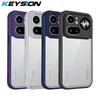 KEYSION Прозрачный чехол для телефона Nothing Phone 4A 4A Pro Силикон+ПК Прозрачный Простой Ударопрочный Чехол для телефона Nothing 4A Pro
