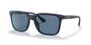 Armani Exchange AX4112SU Matte Blue 55 Men's Sunglasses,