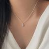 Colorful Flower Necklace for Women, Light Luxury, Fashionable, Niche, Small, Fresh, Exquisite, Compact, Versatile, Collarbone Chain