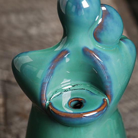 Водопад Курильница Пара Объятие Статуя Любви Модель Керамический Орнамент Творческий Освежитель Воздуха Ремесленный Держатель Конуса Благовоний для Взрослых Секс-Одежда