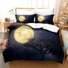 Комплект постельного белья Moon с изображением ночного дерева и пейзажа, 3D-принт, полиэстеровое одеяло, размер King Twin для мальчиков и девочек-подростков, детский комплект постельного белья