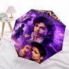 Personalized Name Singer Print Umbrella, UV Shielding. It Has Eight Sturdy Ribs for Outdoor Use And Perfect As a Holiday Gift