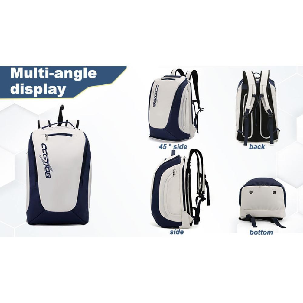 Pickleball Paddle Bag Racket Bag Badminton Sports Backpack Independent Shoe Compartment Outdoor Bag