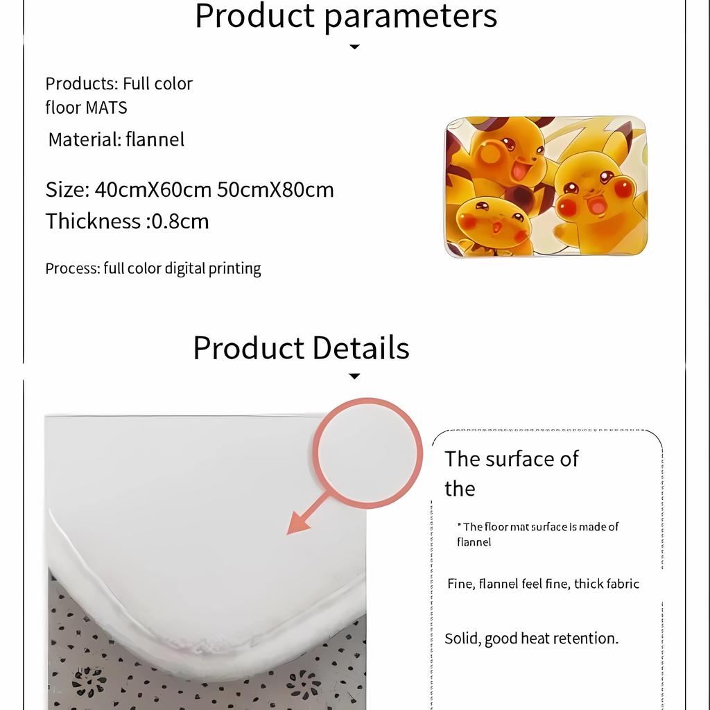 The Seven Deadly Sins Carpet Cartoon Living Room Bedroom Carpet Balcony Bathroom Non-slip Door Mat Outdoor Rug Birthday Gift