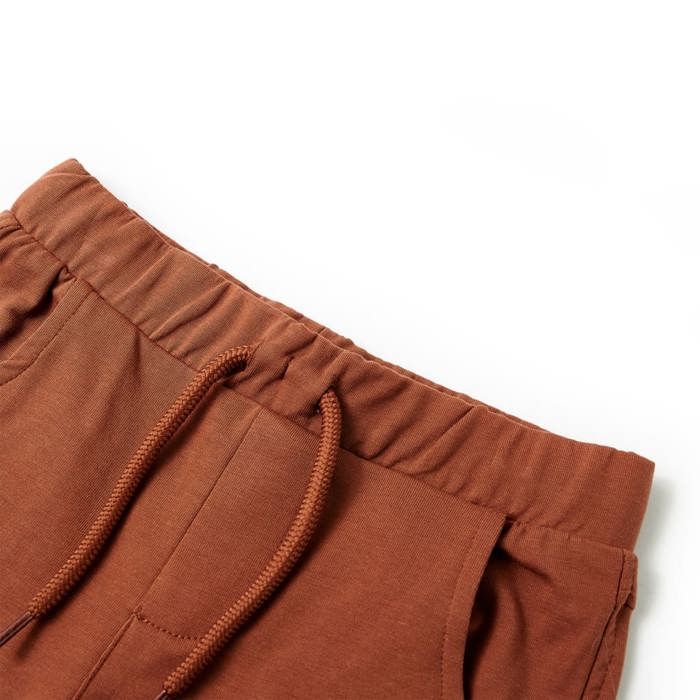 Short pour enfants avec cordon de serrage marron 92/104/116/128/140