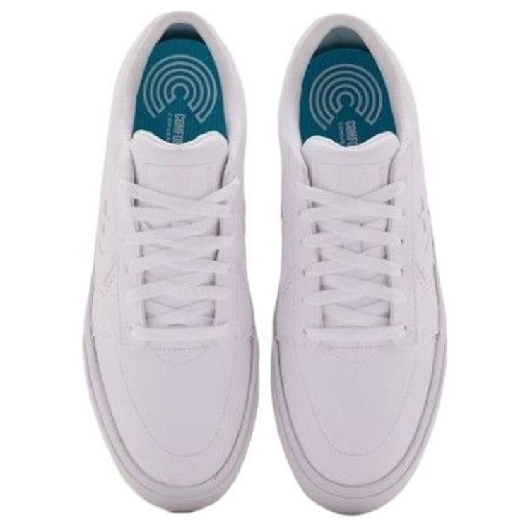 Converse Минусы Удобные Универсальные Низкие Кеды для Скейтбординга Унисекс Кроссовки Белые A04946C