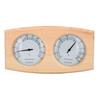 Thermometer&Hygrometer 2 In 1 Wood Hygrothermograph Room Accessories