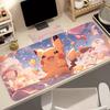 Anime Mouse Pad Pokemon Pikachu Large Rubber PC Computer Gaming Accessories Mousepad Extended Desk Mat Locking Edge Gamer Carpet