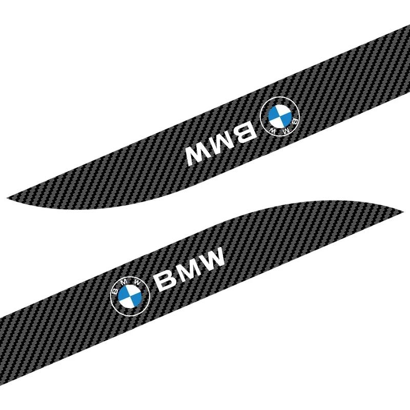 Углеродная наклейка на порог боковой юбки двери автомобиля Полоса Anti-scratch Для тюнинга BMW E46 E90 E60 F10 F30 G20 X1 X3 X4 X5 X6 E70 F20