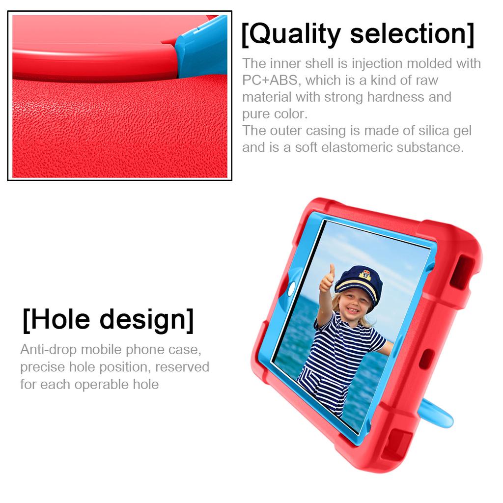 Funda Case For iPad Mini 4 5 7.9inch 360° Rotation Stand Cover Model A1538 A1550 A2124 A2125 A2126 A2133 With Handle Grip EVA PC