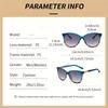 Vintage Cat Eye Sunglasses for Men and Women Fashion Brand Designer UV400 Sunglasses Travel Outdoor Shades Eyewear
