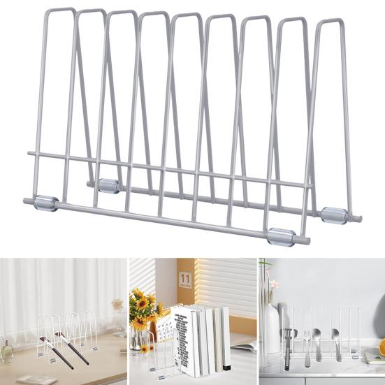 1/2Pcs Reusable Bags Drying Rack Cutting Board Holders Strong Load-bearing Multipurpose Kitchen Storage Organizer Desktop Book Shelf