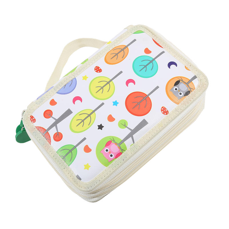 Многосекционный красочный студенческий пенал-бокс для карандашей и маркеров большой вместимости, для эскизов и рисования, для кистей, канцелярский