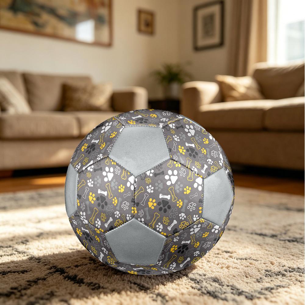 1PC Dog Bone Soccer Ball Size 5 Football Machine Sewn Indoor/Outdoor Universal Football Gift W26
