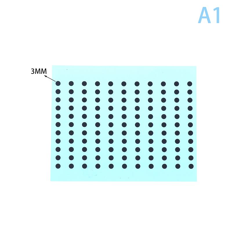 Diameter 3/4/5/6 MM Black Conductive Rubber Pads Keypad Repair Kit For IR Remote Control Conductive Rubber Buttons 5