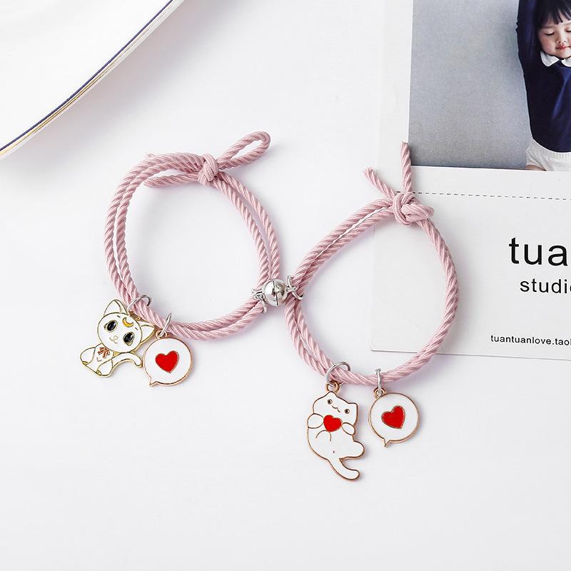 1 пара кошек, пара, веревка, магнитный браслет, повязка на голову