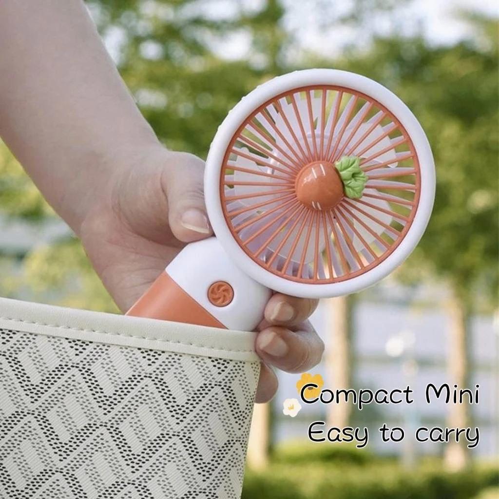 Fruit Detachable Dock Usb Charging Handheld Desktop Fan Cute Mini Portable Fan Office Learning Outdoor Home Gift
