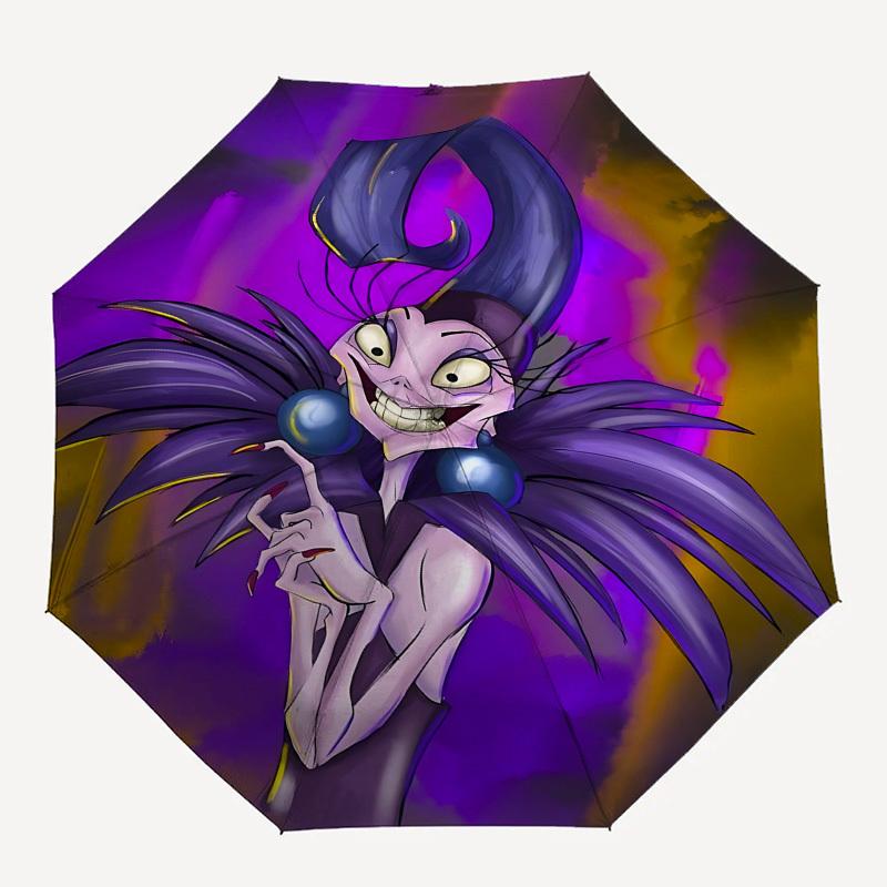 Dark Sorceress, Magical Enchantress Themed Automatic Opening and Closing Umbrella, Brightly Colored 8-rib Portable Umbrella, Suitable for Me