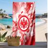 Пляжное полотенце Eintracht Frankfurt Football Print, Большое Мягкое Быстросохнущее Полотенце для Пляжа Кемпинга Плавания