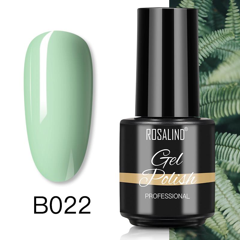 ROSALIND 7ml Soak Off Гель-лак яркий для дизайна ногтей LED / УФ-лампа