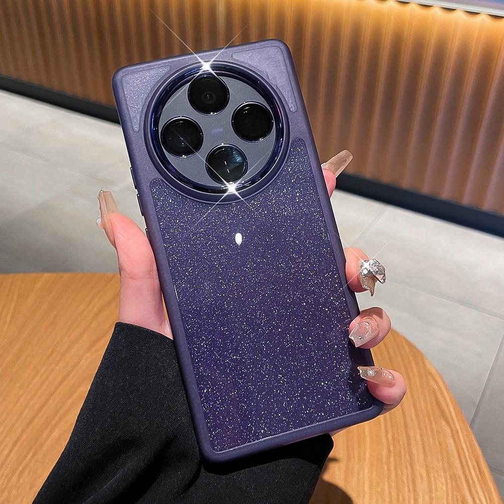Redmi Xiaomi 14c Case For Soft Tpu Glitter With Ring Stand Magnetic Protective Back Cover Case For Xiaomi Redmi 14c 4g Shell