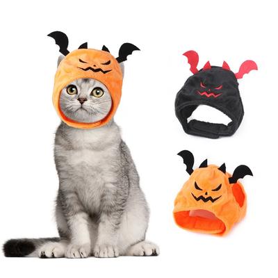 Хэллоуин Костюм для питомца Собака Кошка Костюмы для собак Кошек для маленьких собак Косплей Летучая мышь Головной убор Шляпа Кошка Головной убор Товары для питомцев
