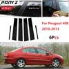 Новое поступление, 6 шт., полированные стойки, подходят для Peugeot 408 2010-2013, накладка на окно, колонка до н. э.