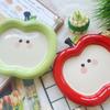 Originality Apple Platter, Fruit Dessert Platter Cute Apple Rice Bowl Breakfast Plate and Italian Noodle Dish
