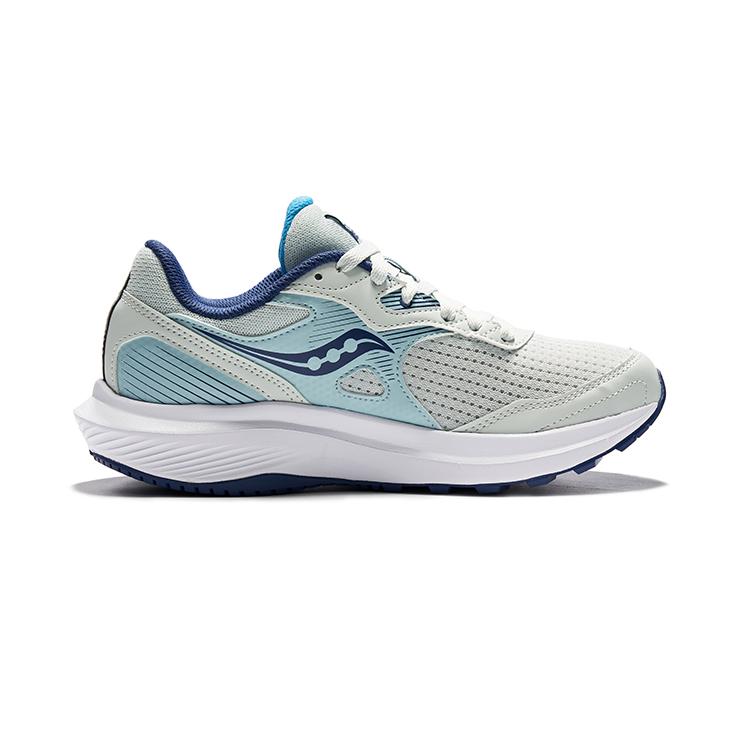 SAUCONY Cohesion 16 Амортизация Нескользящие Низкие Беговые Кроссовки Женские Серый Синий S10781-32
