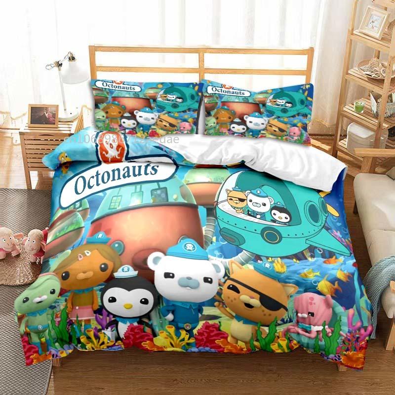 Comforter The Octonauts Cartoon All Season Twin Bedding Set 3 Piece Comforter Set Bed Double King Comforter