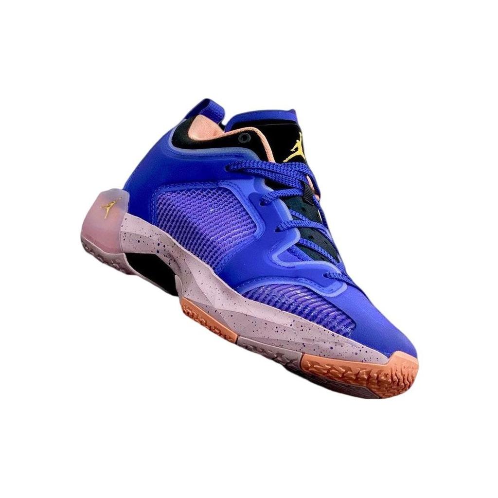 Кроссовки мужские Air Jordan 37 Low Till Dawn Синий Лазурит Сатурн-Золотой DQ4122-400