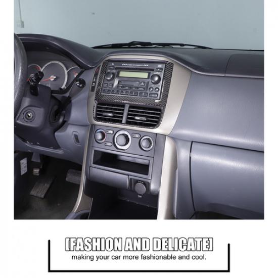 Мягкая накладка из углеродного волокна на переключатель мультимедиа для Honda Pilot 2003-2008