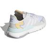 adidas Оригинальные Nite Jogger Ретро Повседневная Носка Прочные Нескользящие Низкие Кроссовки для Лайфстайла Женские Кроссовки Белый Серый Фиолетовый H01728