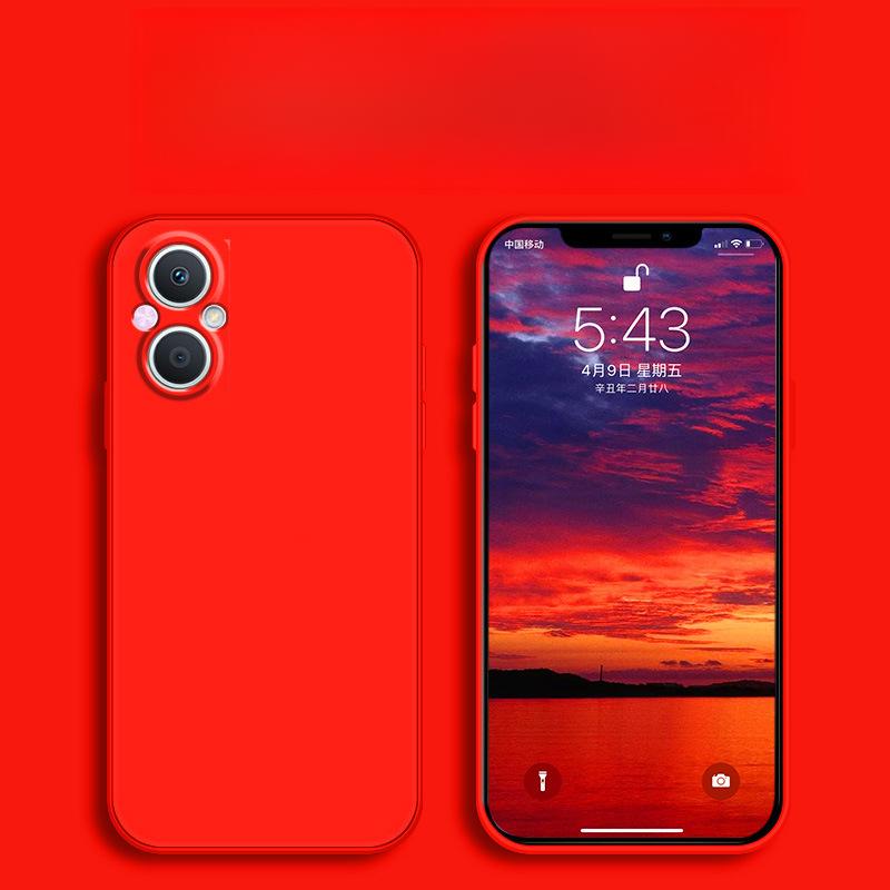 Подходит для чехла для мобильного телефона Oppoa96, защитный чехол, жидкий мягкий силикон, полностью закрывающий противоударный чехол для мужчин и женщин