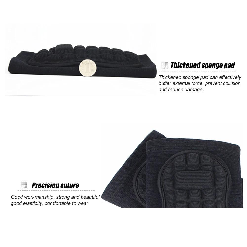 1 пара противоскользящих наколенников с губчатой подкладкой, дышащие, гибкие, эластичные, для футбола, волейбола, танцев, спорта
