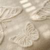 Butterfly Print Blanket for Bedding and Sofa Summer Blankets Soft Cover Blanket for Office Air Conditioning and Nap