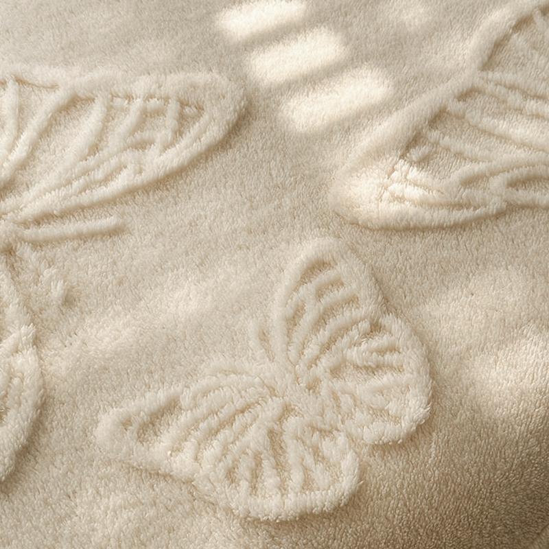 Butterfly Print Blanket for Bedding and Sofa Summer Blankets Soft Cover Blanket for Office Air Conditioning and Nap