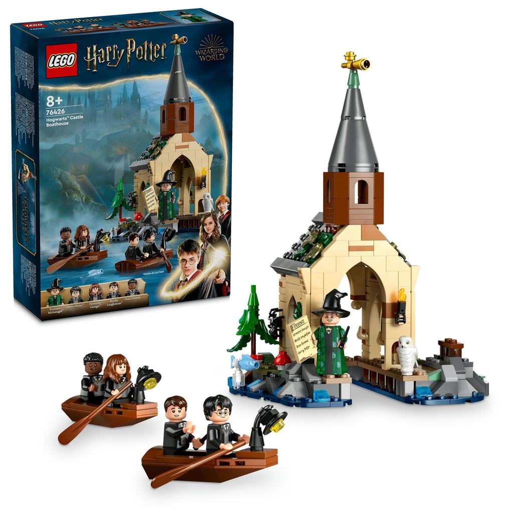 LEGO Harry Potter Hogwarts Castle Boat House Toy Toy Present Birthday Block Christmas Girls Boys Children 8 Years Old 9 Years Old 10 Years Old