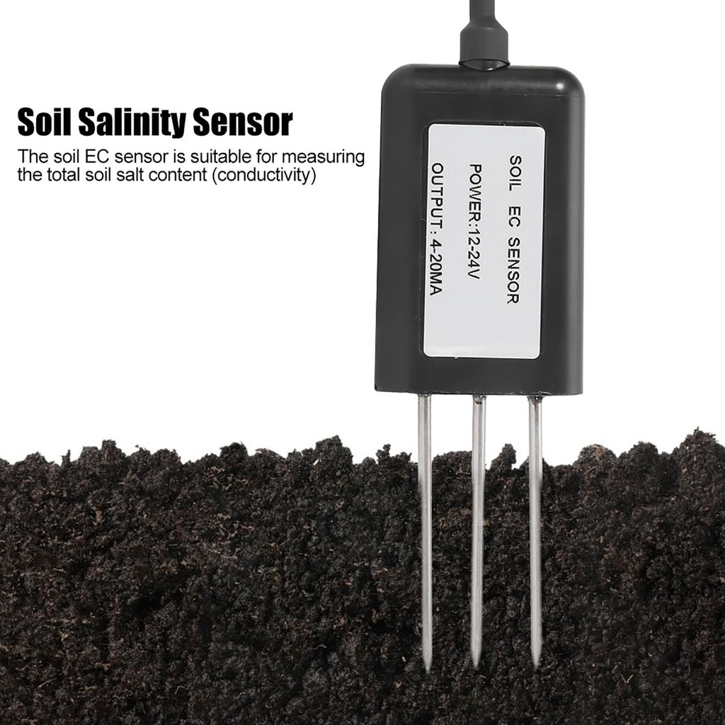 4-20MA Professional Waterproof Soil Conductivity Sensor Meter Detector Monitor